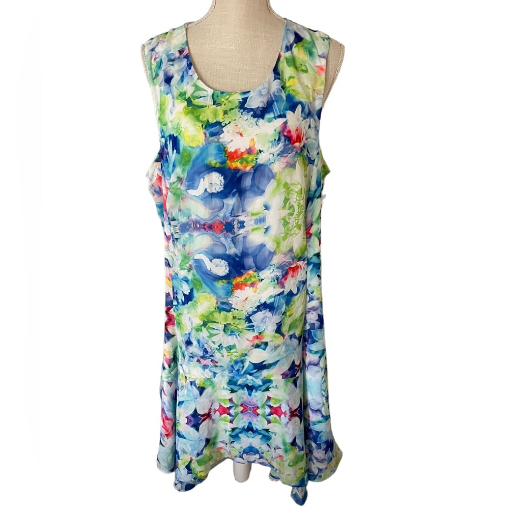 Julia Jordan Floral Sleeveless Dress‎